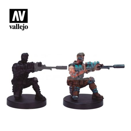Vallejo Cyberpunk Solo festékszett + Exclusive figura 72309