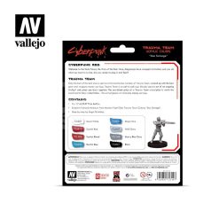   Vallejo Cyberpunk Trauma Team festékszett + Exclusive figura 72310