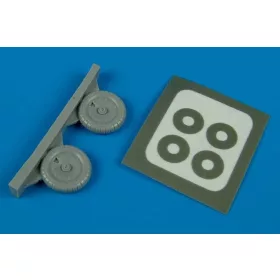   Aires Fw 190A-5/A-9 wheels & paint masks - kerekek festőmaszkkal