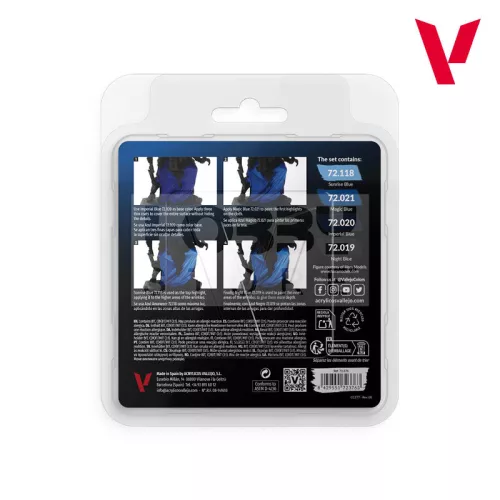 Vallejo Game Color - BLUE COLOR SET - festékszett 72376V
