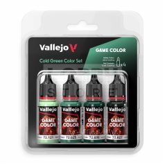   Vallejo Game Color -  COLD GREEN COLOR SET - festékszett 72383V