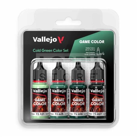 Vallejo Game Color -  COLD GREEN COLOR SET - festékszett 72383V