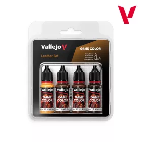 Vallejo Game Color - Leather Set - festékszett 72385V