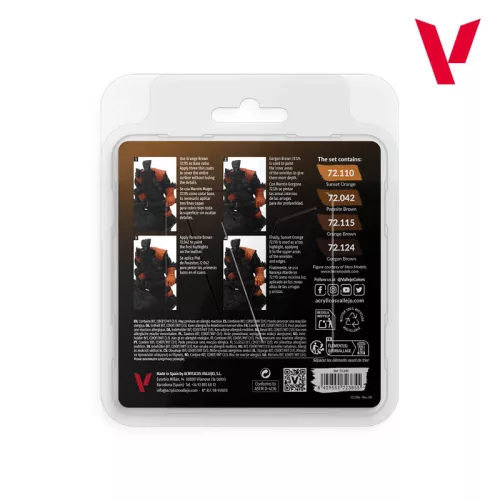 Vallejo Game Color - Leather Set - festékszett 72385V