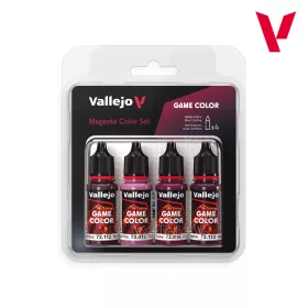 Vallejo Game Color - Magenta Color Set - festékszett 72388V