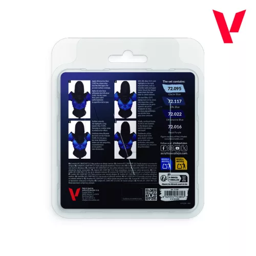 Vallejo Game Color - Ultramarine Color Set - festékszett 72389V