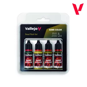 Vallejo Game Color - Dead Flesh Set - festékszett 72392V