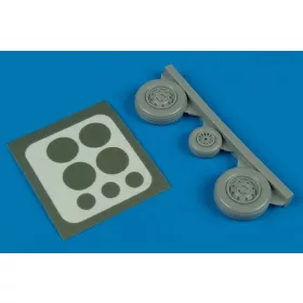   Aires F-105 Thunderchief wheels & paint masks - kerekek festőmaszkkal