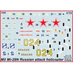 Zvezda MIL Mi-28N Night Havoc makett 1:72 (7255Z)