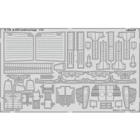   Eduard Accessories B-24H undercarriage 1/72 - futómű-részletező készlet