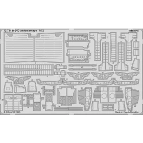   Eduard Accessories B-24D undercarriage for Airfix - futómű-részletező készlet