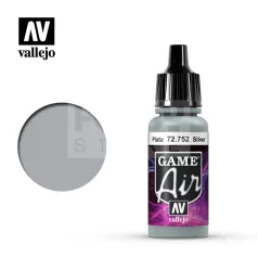 Vallejo Game Air Silver akrilfesték 72752V