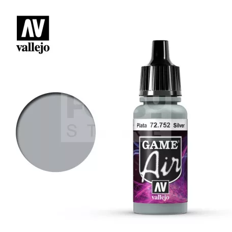 Vallejo Game Air Silver akrilfesték 72752V