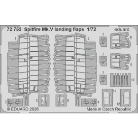   Eduard Accessories Spitfire Mk.V landing flaps for Eduard - fékszárnyak