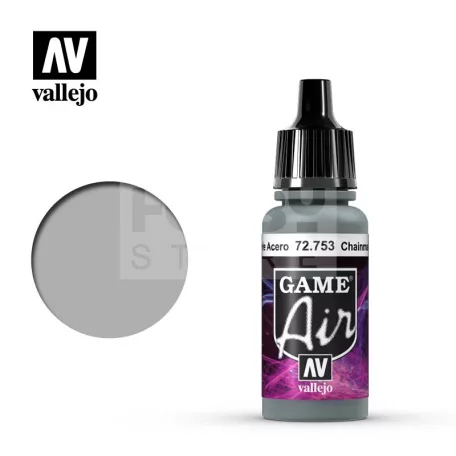 Vallejo Game Air Chainmail Silver akrilfesték 72753V