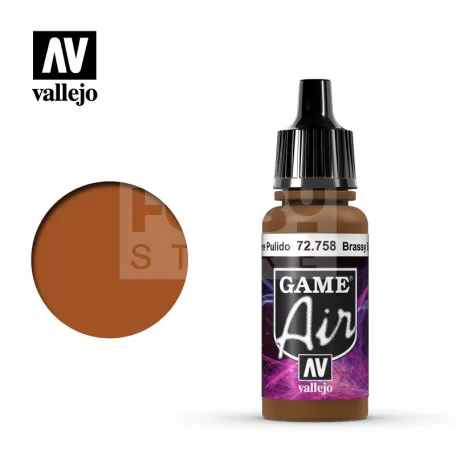 Vallejo Game Air Brassy Brass akrilfesték 72758V