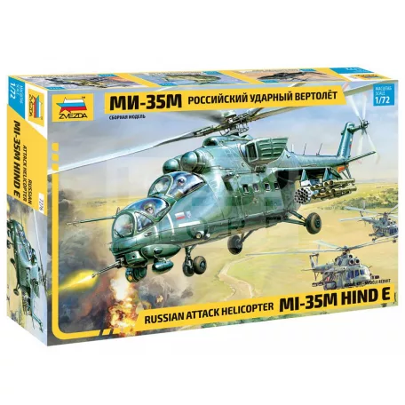 Zvezda Mil Mi-35 Soviet Helicopter makett 1:72 (7276Z)
