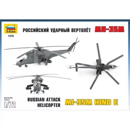 Zvezda Mil Mi-35 Soviet Helicopter makett 1:72 (7276Z)