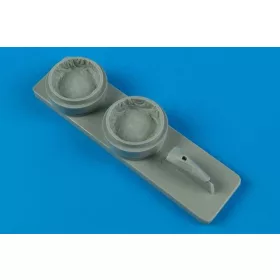 Aires Curtiss P-40B/C wheel bay for Airfix - futóműakna