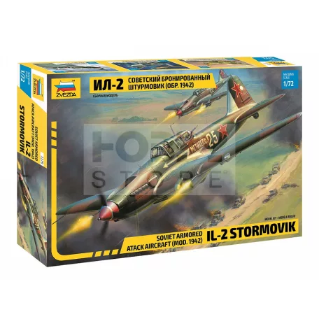 Zvezda IL-2 Stormovik makett 1:72 (7279Z)