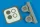 Aires P-40M/N wheel & paint masks f.Academy - kerekek festőmaszkkal