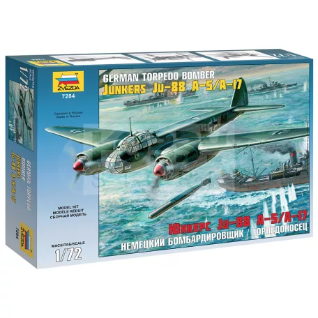 Zvezda Junkers Ju-88 A-17/A-5 makett 1:72 (7284Z)