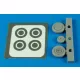 Aires P-39 Aircobra wheels&paint masks f.ACAD. - kerekek festőmaszkkal