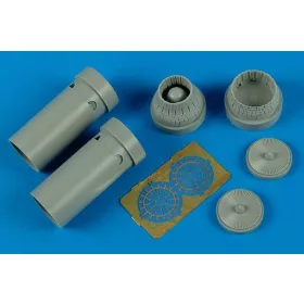  Aires F-14 Tomcat exhaust nozzles -varied p.HB - hajtómű-fúvócsövek, vegyes állásban, HobbyBoss maketthez