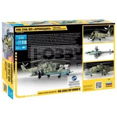 Zvezda Mil Mi-24V Hind C makett 1:72 (7293Z)