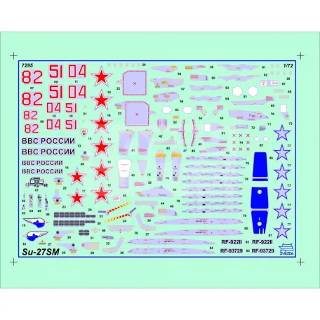Zvezda SU-27SM makett 1:72 (7295Z)