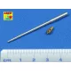 Aber Models 8,80cm KwK 43L/70 German tank barrel for Tiger II - 8,80 cm-es KwK 43L/70 német harckocsi-lövegcső
