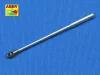 Aber Models 8,80cm KwK 43L/70 German tank barrel for Tiger II - 8,80 cm-es KwK 43L/70 német harckocsi-lövegcső