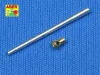 Aber Models British 75mm ROQF MkV barrel for Cromwell - brit 75 mm-es ROQF MkV lövegcső