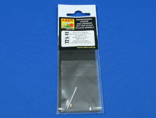Aber Models British 75mm ROQF MkV barrel for Cromwell - brit 75 mm-es ROQF MkV lövegcső