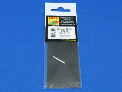 Aber Models German 15 cm SiG33 gun barrel - német 15 cm-es SiG33 fegyvercső