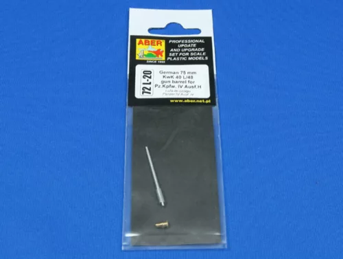 Aber Models German gun barrel for Pz.Kpfw IV. Ausf, H - német lövegcső