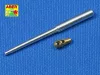 Aber Models German tank barrel for Tiger I (late) - német harckocsi-lövegcső