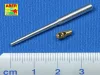 Aber Models German tank barrel for Tiger I (late) - német harckocsi-lövegcső