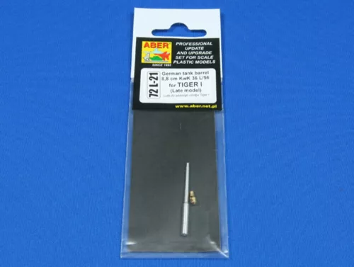 Aber Models German tank barrel for Tiger I (late) - német harckocsi-lövegcső