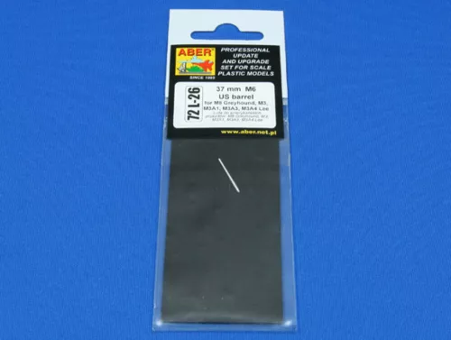 Aber Models 37mm M6 US barrel for M8 - 37 mm-es M6 amerikai lövegcső