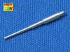 Aber Models Soviet tank barrel for BT-5, BT-7, BA-6 - szovjet harckocsi-lövegcső