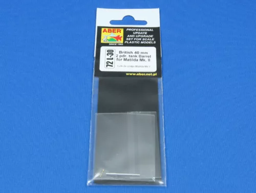Aber Models British 40 mm 2 pdr.Tank barrel for Matilda Mk.II - brit 40 mm-es 2 pdr.harckocsi-lövegcső