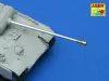 Aber Models Set 0f 5 Barrels for Tank MG 34 - MG 34 harckocsi-géppuskacsövek – 5 db