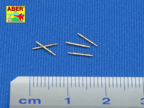 Aber Models Set 0f 5 Barrels for Tank MG 34 - MG 34 harckocsi-géppuskacsövek – 5 db