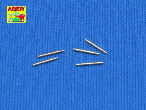 Aber Models Set 0f 5 Barrels for Tank MG 34 - MG 34 harckocsi-géppuskacsövek – 5 db