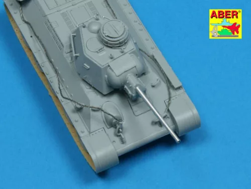 Aber Models Soviet 76,2mm ZiS-5/F-34 tank barrel for KV-1 late & T-34/76 - KV-1 késői és T-34/76 – szovjet 76,2 mm-es ZiS-5/F-34 harckocsi-lövegcső