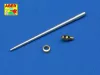 Aber Models 8,8 cm barrel for Tiger II early Porsche - Tiger II korai Porsche – 8,8 cm-es lövegcső