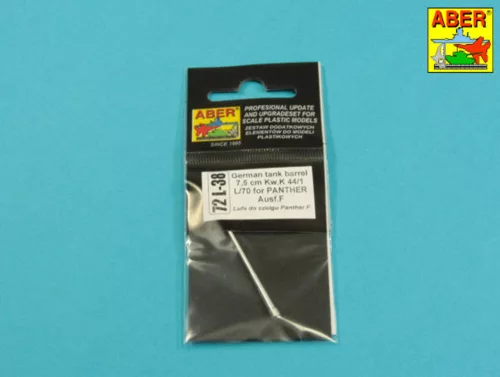 Aber Models KwK 44/1 L/70 barrel for Panther Ausf.F - KwK 44/1 L/70 lövegcső
