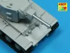 Aber Models Russian 152,4 mm M-10S barrel for KV-II - KV-II – orosz 152,4 mm-es M-10S lövegcső