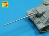 Aber Models Russian 100 mm Barrel for SU-100 - orosz 100 mm-es lövegcső